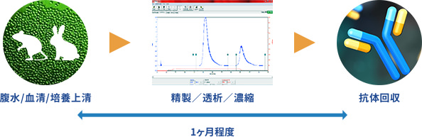 精製サービスのイメージ図